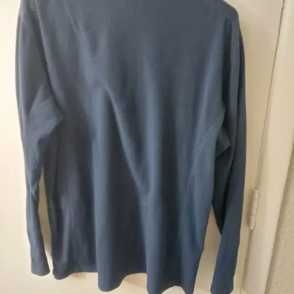 Columbia Blue Zip Front Jacket  L Gorpcore Fisherman Cabincore Classicore Preppy - Picture 7 of 12